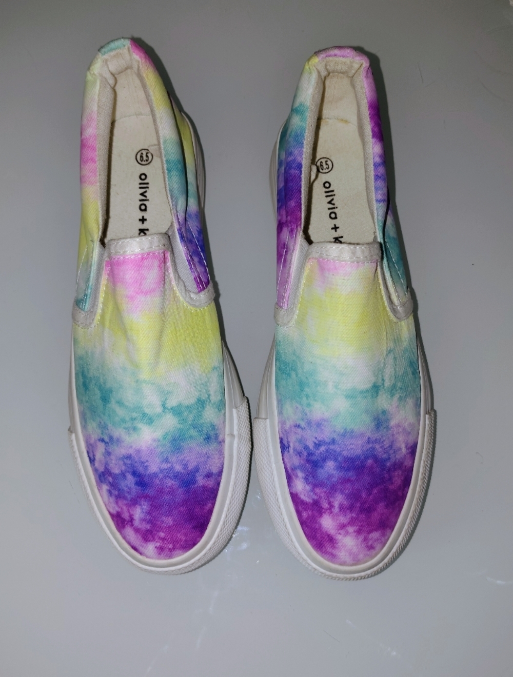 Tye Dye Slip On Sneakers